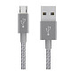 Кабель Belkin Mixit Metallic USB-microUSB, 1.8 м Grey (F2CU021bt06GYTM)