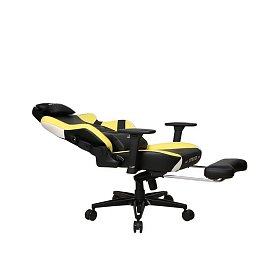 Крісло для геймерів 1stPlayer Duke Black-White-Yellow