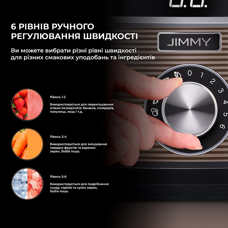 Блендер JIMMY Smart Smoothie B53 Champagne Black