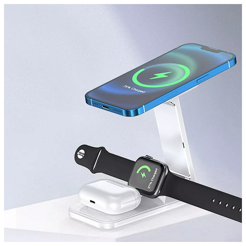 Беспроводное зарядное устройство Proove Energy Fold 3in1 15W White (WSEF15010002)