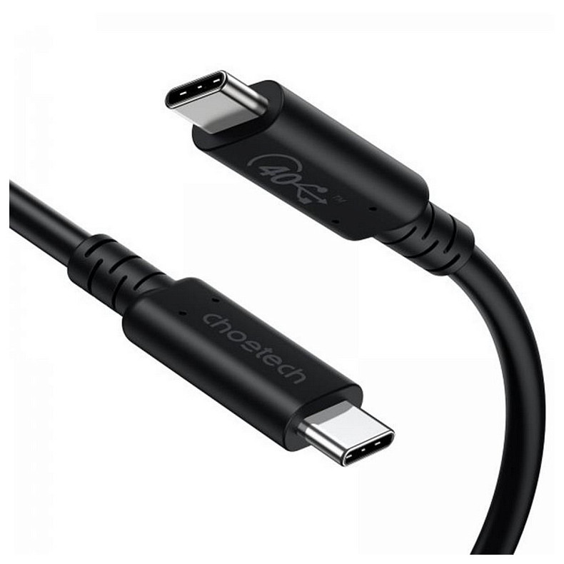 Кабель Choetech USB-C - USB-C, 0.8м (XCC-1028-BK)