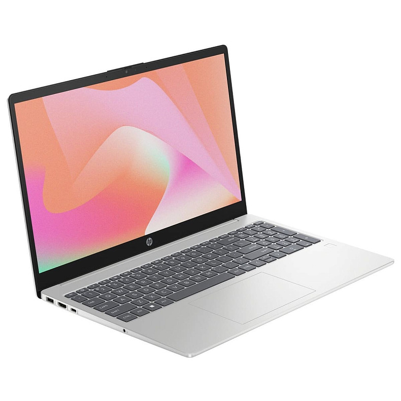 Ноутбук HP 15-fd0001ua 15.6" FHD IPS AG, Intel i5-1335U, 8GB, F512GB, UMA, DOS, сріблястий (826U8EA)