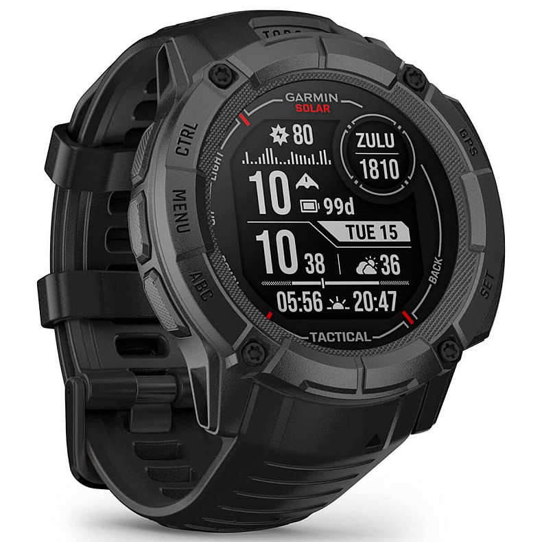 Спортивные часы GARMIN Instinct 2x Solar Tactical Black