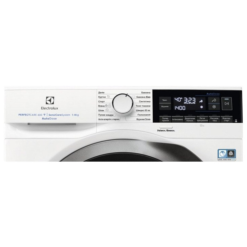 Стир. маш. Electrolux EW6F348SAU с функц. пара/фронт загр/8 кг/1400 об мин/А+++-30%/инверт./AutoDose