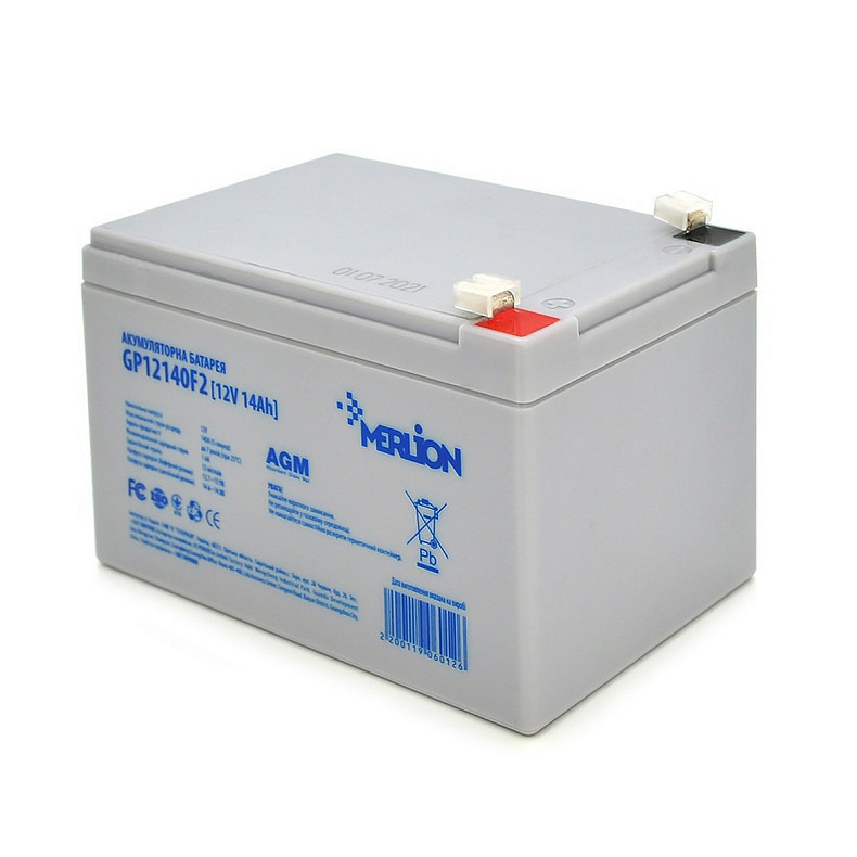Акумуляторна батарея Merlion 12V 14AH AGM (GP12140F2/06012)