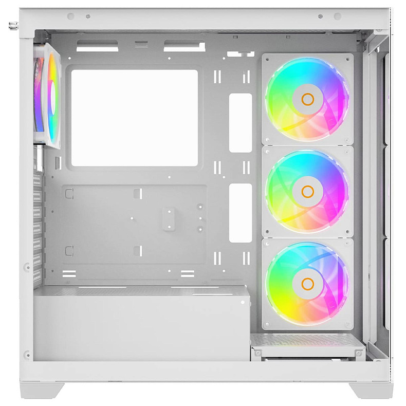 Корпус Ocypus GAMMA C72 W/O PSU, WH ARGB ATX (GAMMA-C72-WHD400XX-GL)