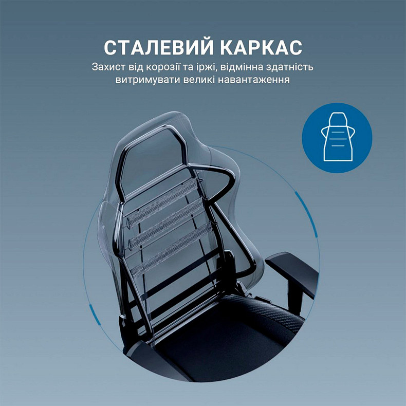 Крісло для геймерів Anda Seat Luna Pro Black Fabric Size L (AD18T-44-B-F)