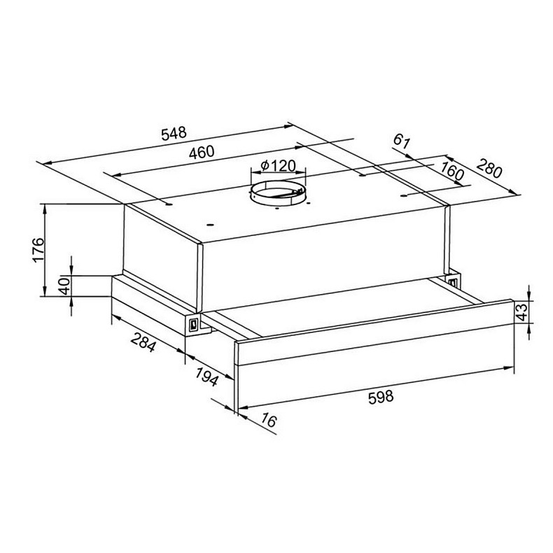 Кухонна витяжка Hansa OTP6243IH