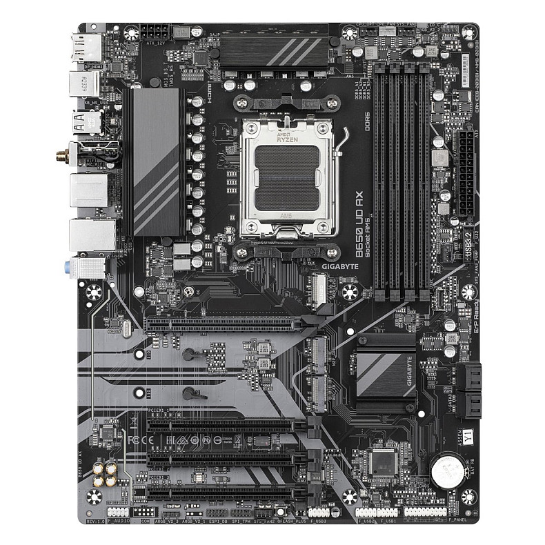 Материнська плата GIGABYTE B650 UD AX sAM5 B650 4xDDR5 M.2 HDMI DP ATX