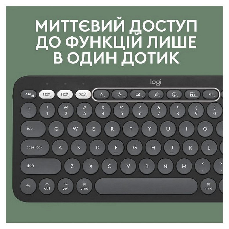 Комплект LOGITECH Pebble 2 Combo for Mac - TONAL GRAPHITE - US INT'L - BT - MAC