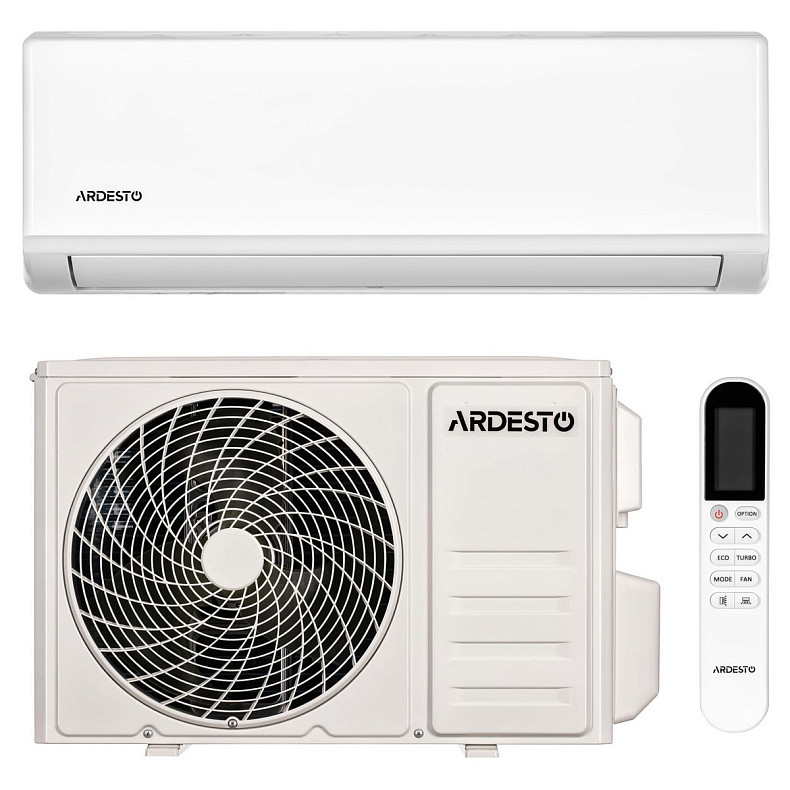 Кондиционер Ardesto ARD-E18-R32 55м2 on/off 18000BTU 5.0 кВт A/A -7°С R32 белый