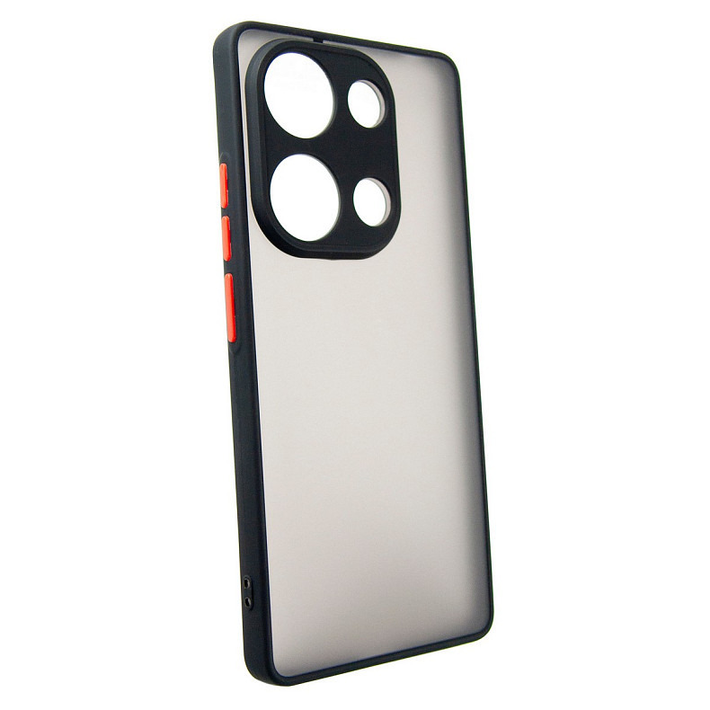 Чeхол-накладка Dengos Matt для Xiaomi Redmi Note 13 Pro 4G Black (DG-TPU-MATT-141)