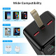 УМБ Choetech 50000mAh, 22,5W PD QC3.0, USB-C In/out, 2xUSB-A Li-pol черная