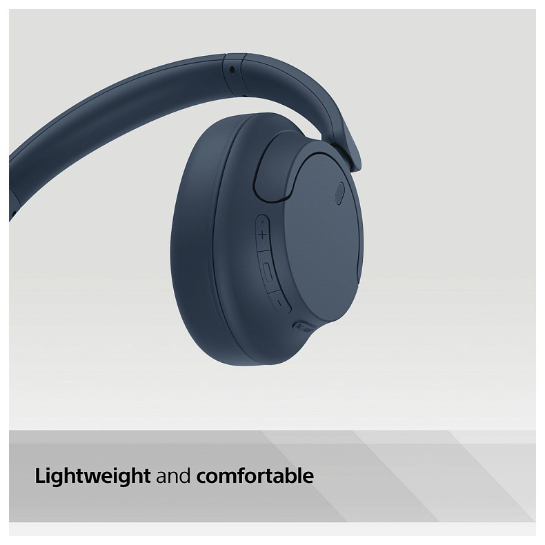 Наушники Over-ear Sony WH-CH720N BT 5.2, ANC, SBC, AAC, Wireless, Mic, Синий