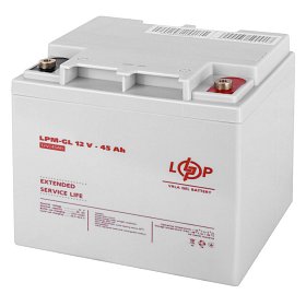 Акумуляторна батарея LogicPower 12V 45AH (LPM-GL 12 - 45 AH) GEL
