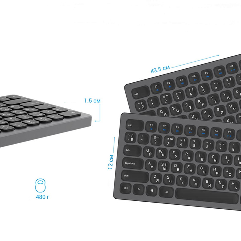 Клавиатура беспроводная Officepro (SK1550B)