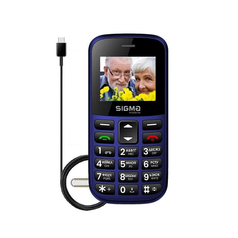 Мобильный телефон Sigma mobile Comfort 50 Easy Blue (4827798585238)