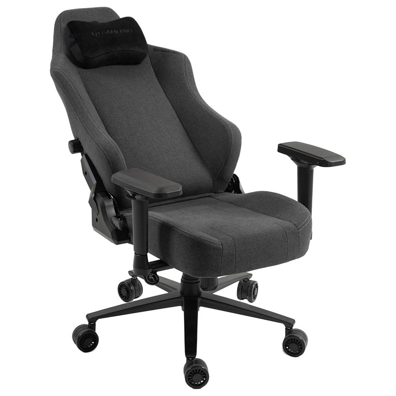 Крісло ігрове GamePro GC775DG Fabric Dark Gray