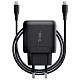 Зарядное устройство сетевое Trust Maxo 45Вт, USB-C PD, черный