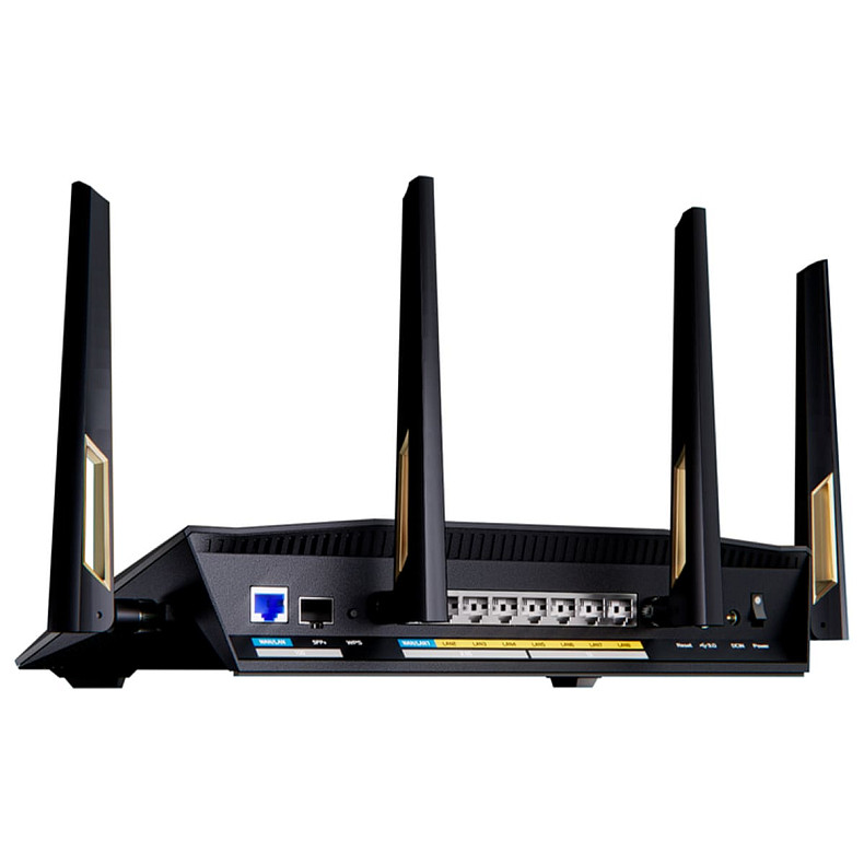 Маршрутизатор ASUS RT-BE88U BE7200 4xGE LAN, 3x2.5GE WAN, 1x2.5GE WAN/LAN. 1x10GE WAN/LAN, 1xSFP+, 1