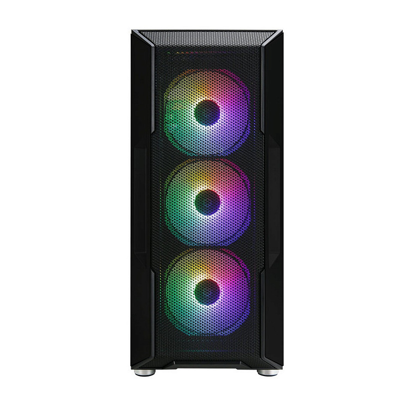 Корпус Zalman I3 Neo, без БЖ, 1xUSB3.0, 2xUSB2.0, 4x120mm RGB, TG Side Panel, ATX, чорний