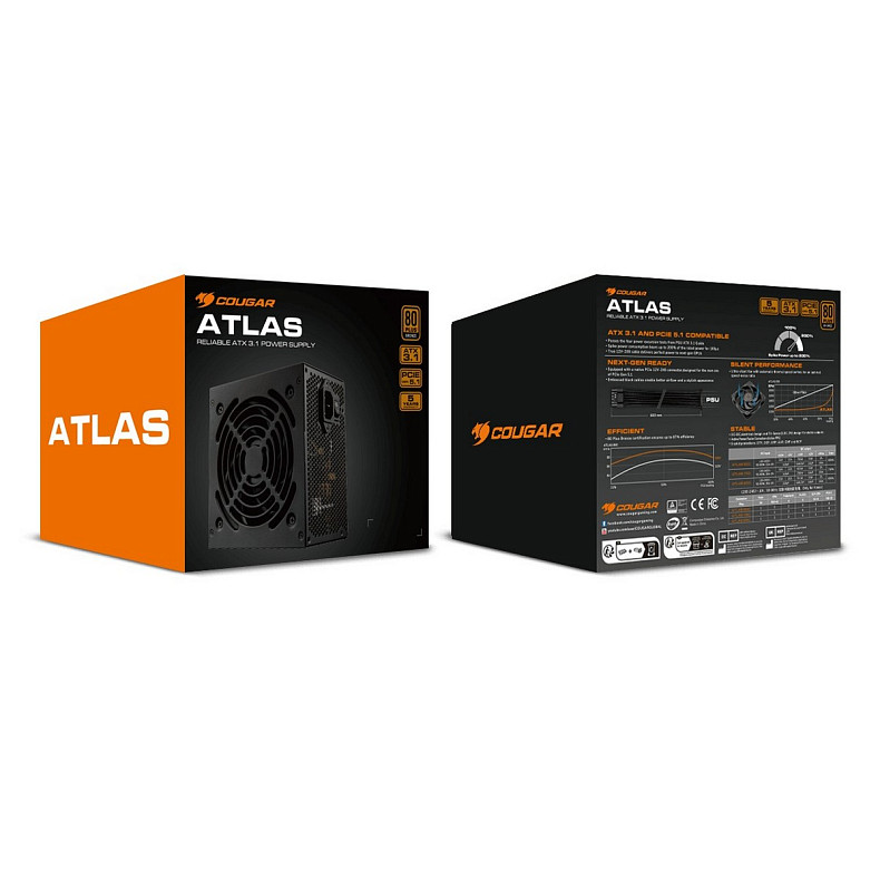Блок живлення Cougar Atlas ATX 3.1 650 650W