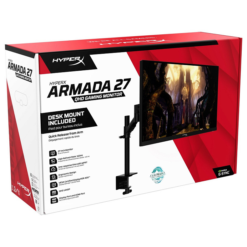 Монитор LCD 27" QHD HyperX Armada (64V69AA)