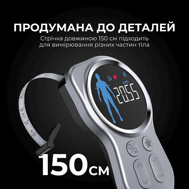 Умная измерительная рулетка RENPHO Smart Tape Measure