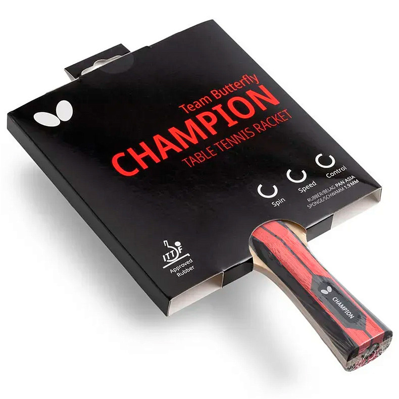 Ракетка для настільного тенісу Team Butterfly Champion FL (6256800002)