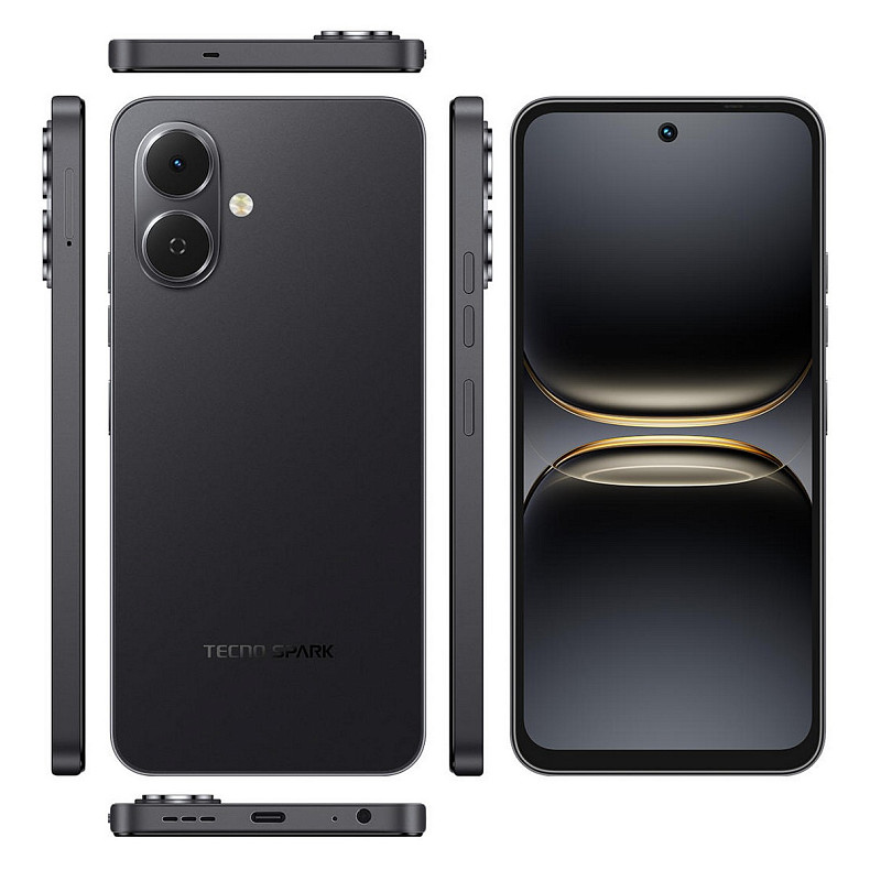 Смартфон TECNO Spark Go 2 (KM4) 3/64GB Ink Black