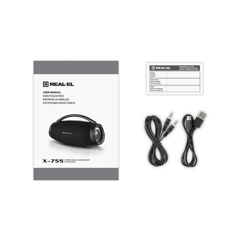 Акустическая система REAL-EL X-755 Black