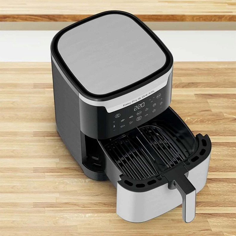 Мультипіч Tefal EASY FRY & GRILL XXL, 1830Вт, чаша-6,5л, сенсорне керування, 8 програм, розділювач д