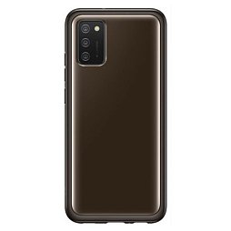 Чохол-накладка Samsung Soft Clear Cover Samsung Galaxy A02s SM-A025 Black (EF-QA025TBEGRU)