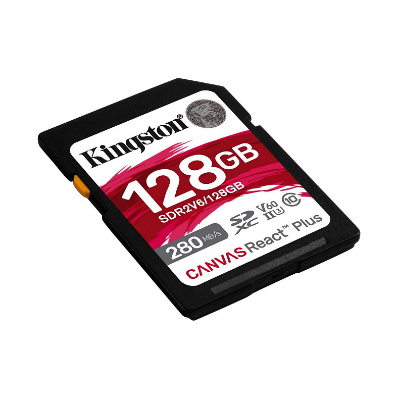 Карта памяти Kingston SD 128GB C10 UHS-II U3 R280/W100MB/s