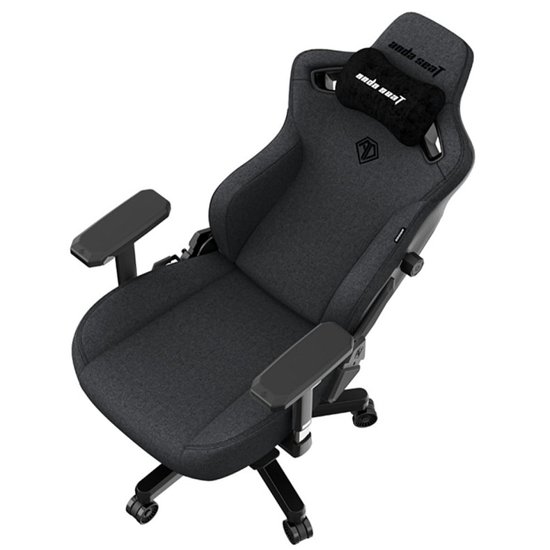 Кресло для геймеров Anda Seat Kaiser 3 Dark Gray Fabric Size L (AD12YDC-L-01-GB-CF)