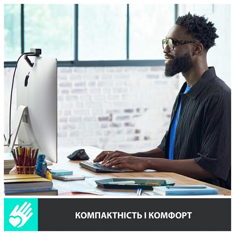 Клавіатура Logitech MX Keys Mini Wireless Illuminated UA Pale Gray (920-010499)