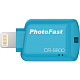 Lightning адаптер PHOTOFAST iOS Card Reader CR8800 Blue (CR8800B)