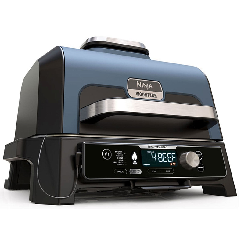 Електричний гриль-барбекю та коптильня Ninja Woodfire Pro Connect XL OG901EU