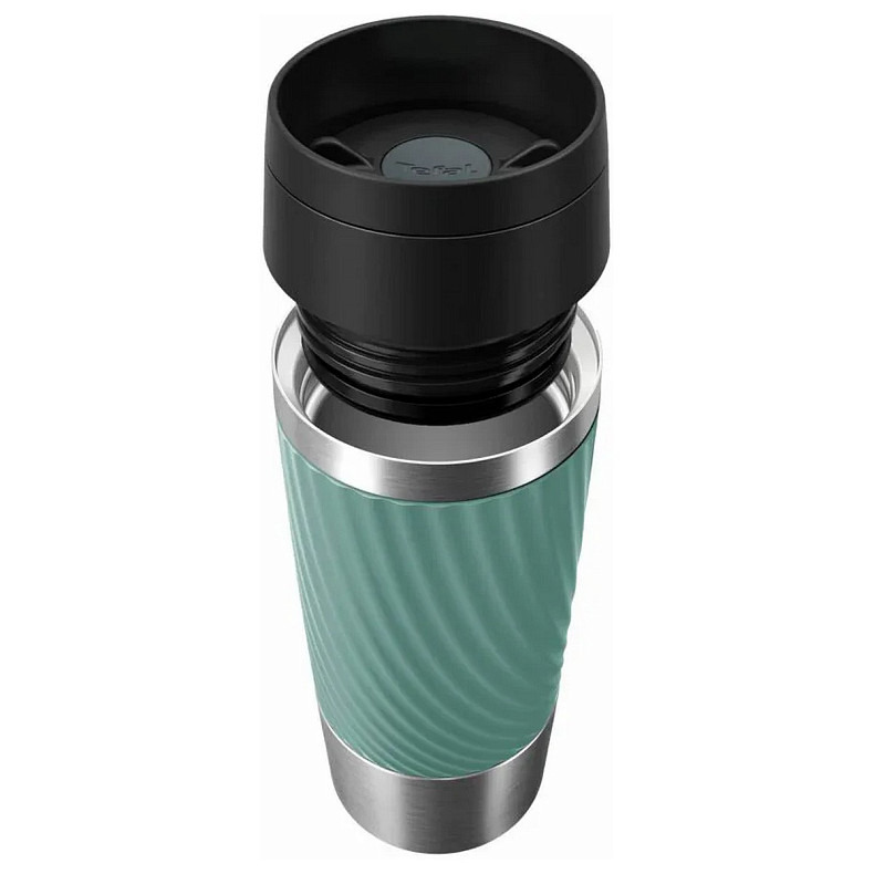 Термочашка Tefal Travel Mug Classic Twist, 360мл, нержавеющая сталь, зеленый (N2024310)