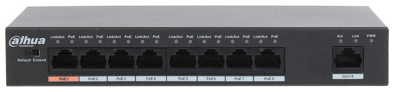 Комутатор 8port Dahua PFS3009-8ET-96