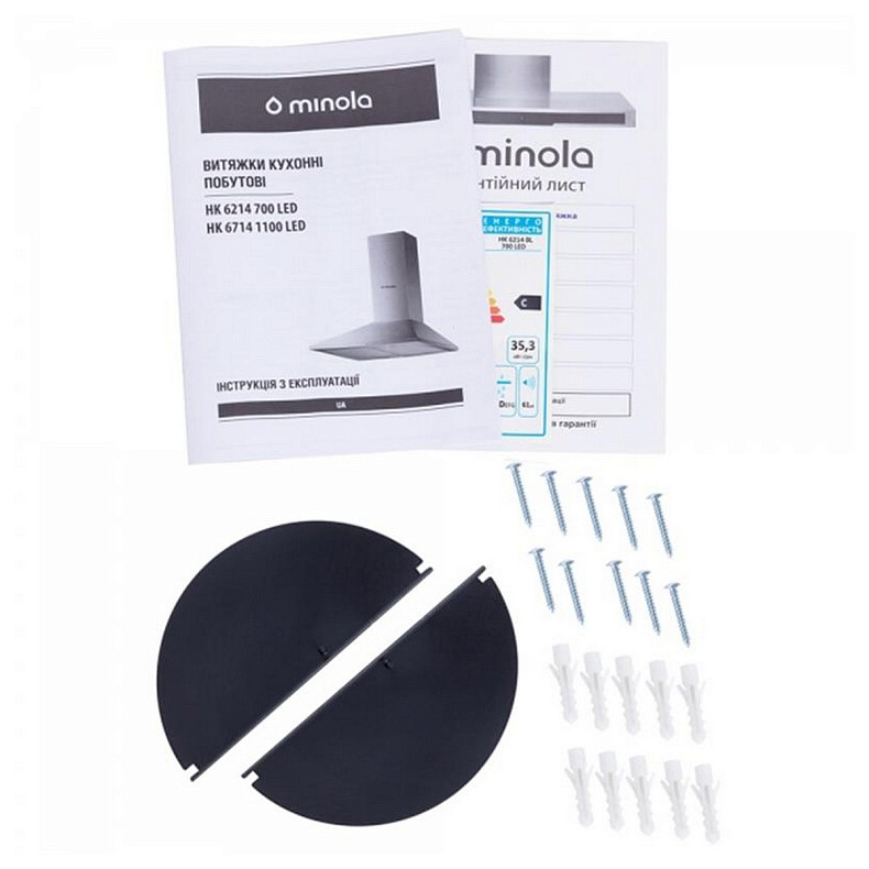 Вытяжка Minola HK 6214 BL 700 LED
