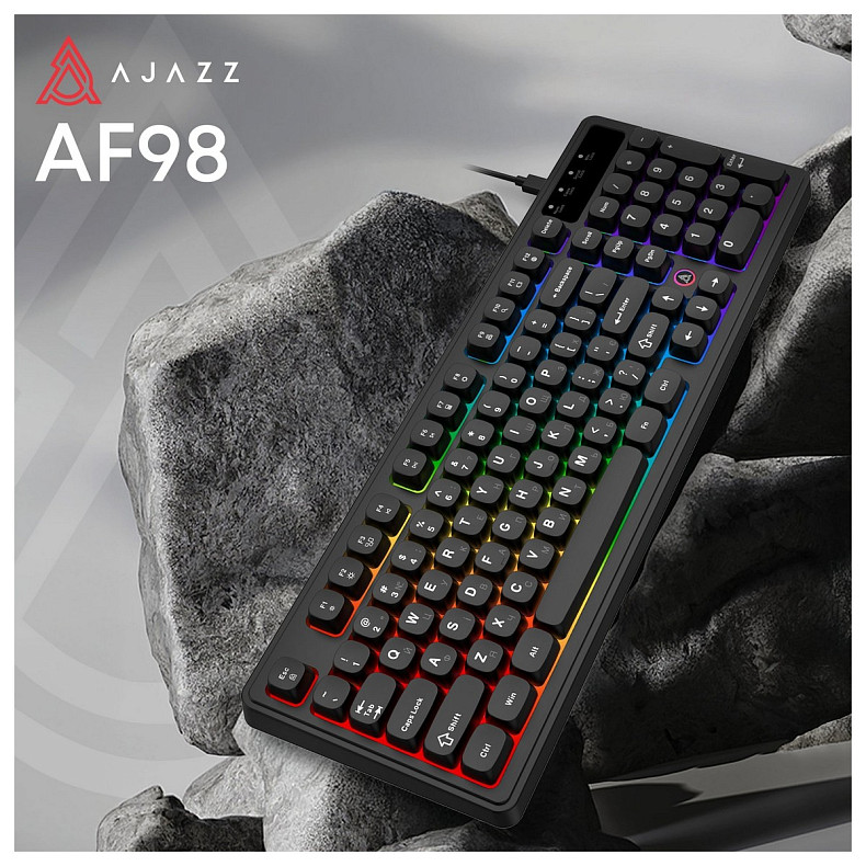 Клавиатура Ajazz AF98 Black USB-C Black (AF98-B)