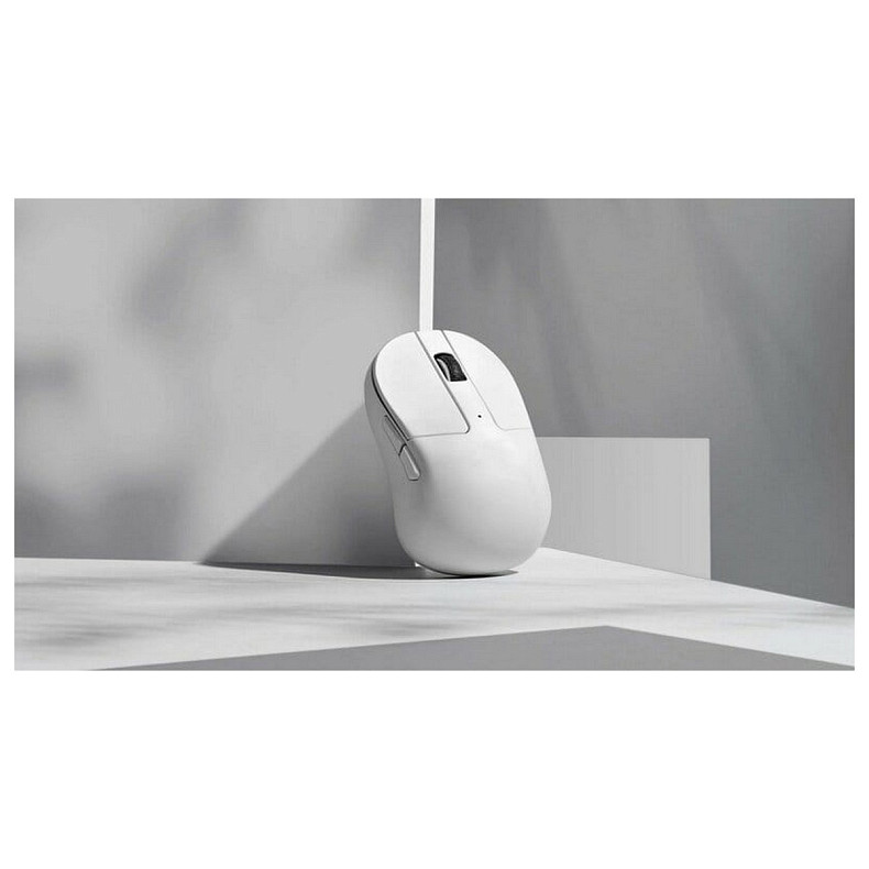 Миша Keychron M4 4K USB-A/USB-C/WL/BT, білий