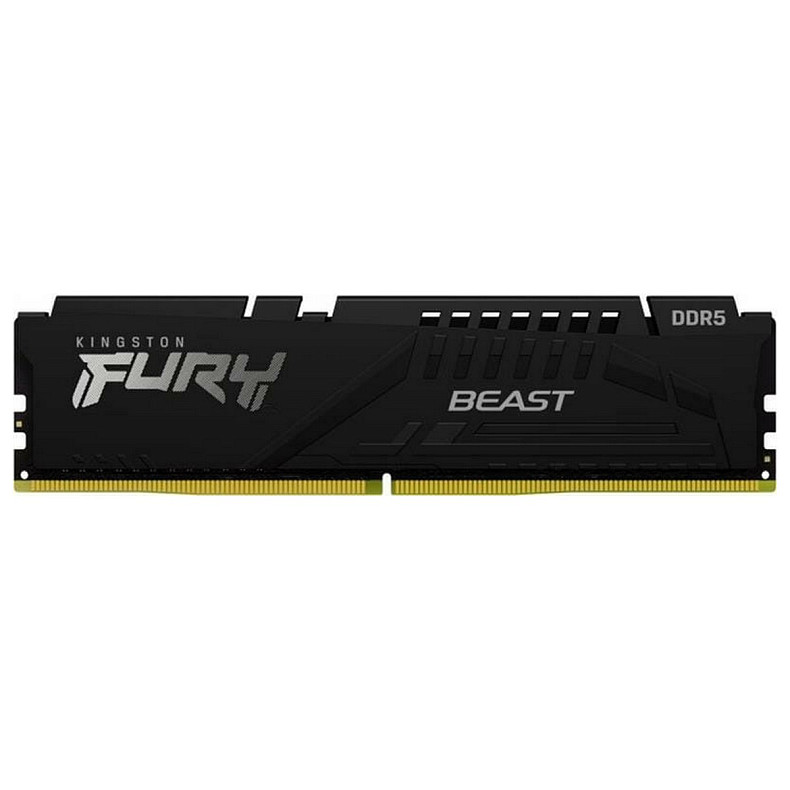 ОЗП Kingston Fury Beast DDR5 64GB 2x32GB 6000 Black (KF560C36BBE2K2-64)