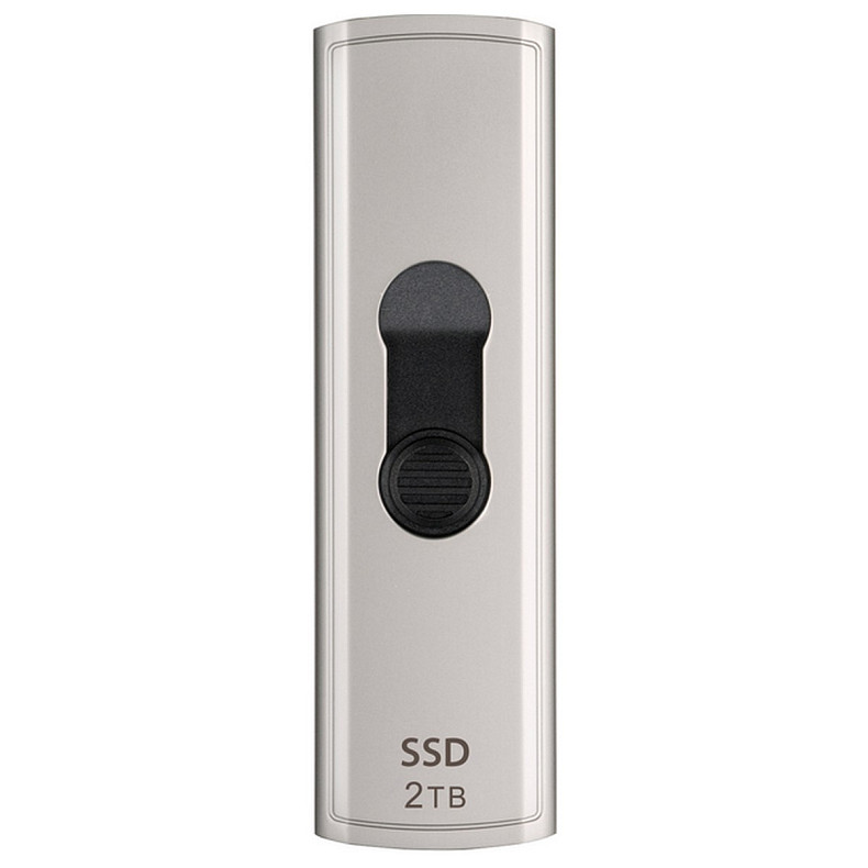 SSD зовнішній Transcend 2TB ESD320A, USB 10Gbps, Type-A, Silver