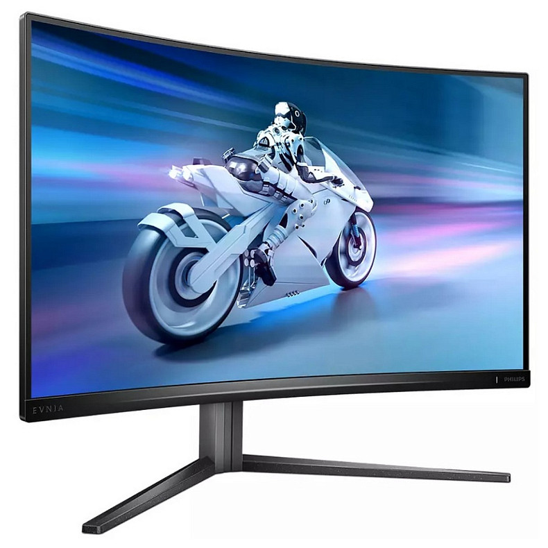 Монітор 31,5" Philips 32M2C5500W, QHD, VA, 240Hz, 0,5ms, вигнутий, HDMI, DP, синювато-сірий