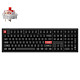 Клавиатура механическая Keychron K10 PRO 100Key, K pro Red, WL/BT/USB-A, EN/UKR, RGB, черный