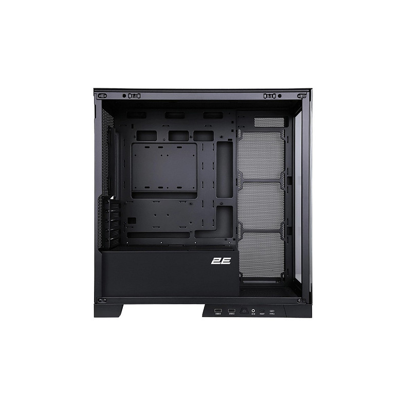 Корпус 2E Gaming Fantom GK701B, без БП, 2xUSB 3.0, 1xUSB Type-C, 4x120mm ARGB, controller with remote