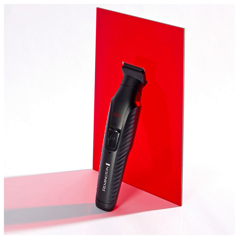 Набор для стрижки Remington Graphite, для головы, усов, бороды, носа и тела, акум., насадок-5, черный