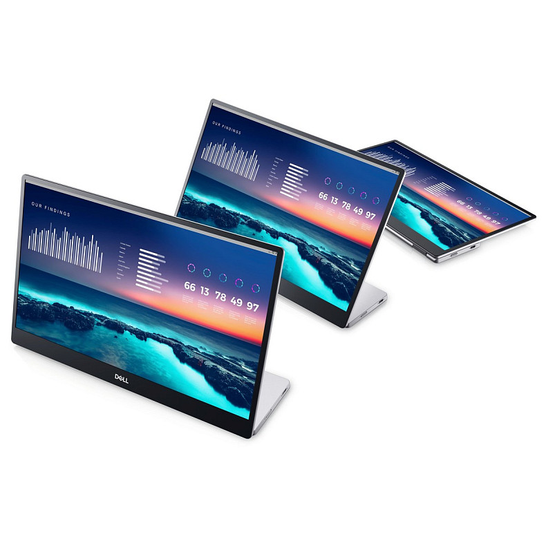 Монітор портативний DELL 14" P1424H 2xUSB-C, IPS